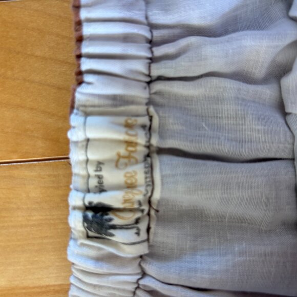 Vintage Carefree Fashions Skirt Brown Cottagecore Lace Prairie Gunne Sax Style - Picture 8 of 10